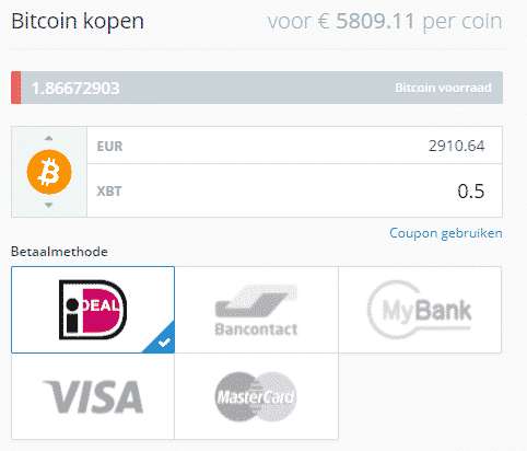 Bitrush Bitcoin kopen