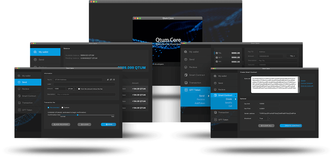 Qtum Core wallet voor desktop