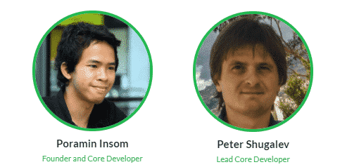 ZCoin oprichter en developers (Het team)