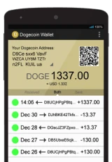 Dogecoin Android wallet