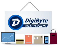 DigiByte gebruiken om te betalen via het internet