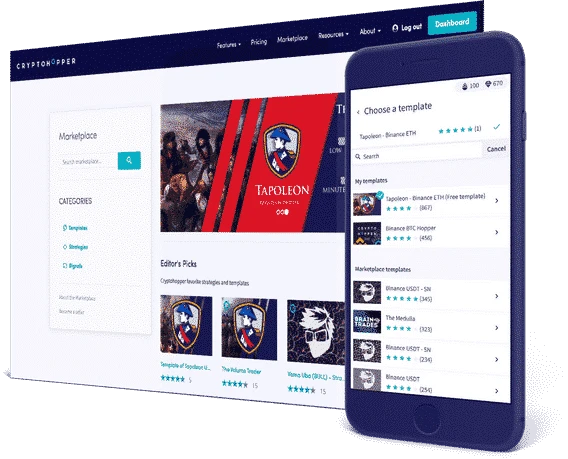 Cryptohopper Marktplaats