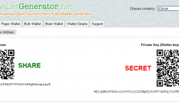 Wallet generator website
