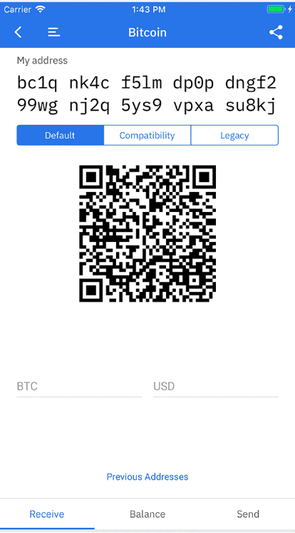 Bitcoin Wallet (Coinomi)