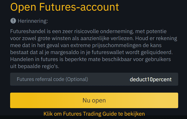 Binance Futures referral code