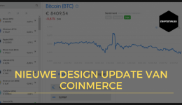 Nieuwe design update Coinmerce