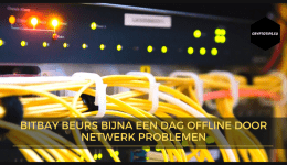 BitBay beurs bijna een dag offline door netwerk problemen