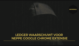 Ledger waarschuwt voor neppe Google Chrome extensie