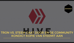 Tron vs. Steem gaat door en de community kondigt kopie van Steemit aan