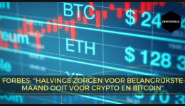 Forbes: "Halvings zorgen voor belangrijkste maand voor crypto en Bitcoin"