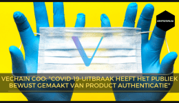 Vechain COO: "COVID-19-uitbraak heeft het publiek bewust gemaakt"