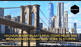 VeChain Real Items helpt N95 mondkapjes naar New York te sturen
