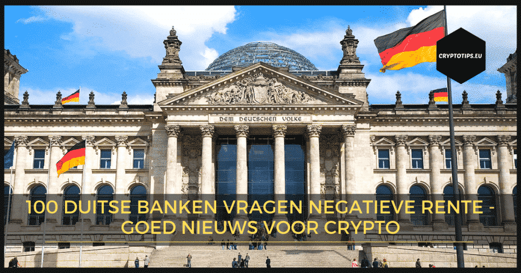 100 Duitse banken vragen negatieve rente