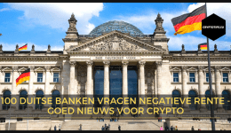 100 Duitse banken vragen negatieve rente