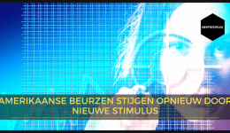 Amerikaanse beurzen stijgen opnieuw door nieuwe stimulus, Bitcoin vast tussen $9k en $10k