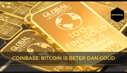 Coinbase: Bitcoin is beter dan goud