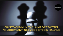Crypto community claimt dat Twitter "shadowbant" net voor Bitcoin halving