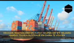 VeChain, Mastercard en Alipay helpen om handel tussen Australië en China te volgen