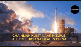 Chainlink klimt naar nieuwe All Time High na deal in China