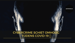 Cybercrime schiet omhoog tijdens COVID-19