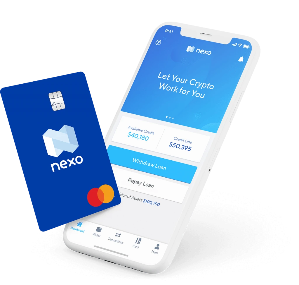 Nexo app en betaalkaart