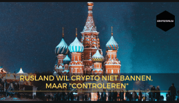 Rusland wil crypto niet bannen, maar "controleren"
