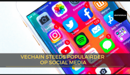 VeChain steeds populairder op social media