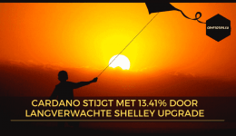 Cardano stijgt met 13.41% door langverwachte Shelley upgrade