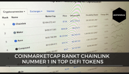 CoinMarketCap rankt Chainlink nummer 1 in top DeFi tokens