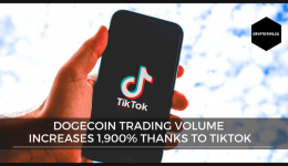 Dogecoin trading volume increases 1,900% thanks to TikTok