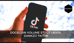 Dogecoin volume stijgt 1,900% dankzij TikTok