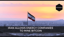 Iran allows energy companies to mine Bitcoin