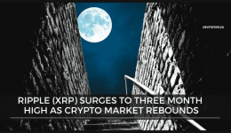 Ripple (XRP) surges to three month high as Crypto market rebounds