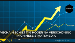 VeChain schiet 11% hoger na verschijning in Chinese staatsmedia