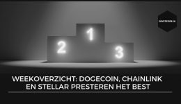 Weekoverzicht: Dogecoin, Chainlink en Stellar presteren het best