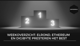 Weekoverzicht: Elrond, Ethereum en DigiByte presteren het best