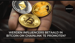 Werden influencers betaald in Bitcoin om Chainlink te promoten?