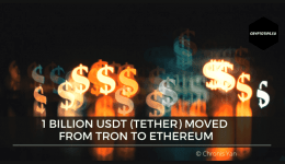 1 billion USDT (Tether) moved from Tron to Ethereum