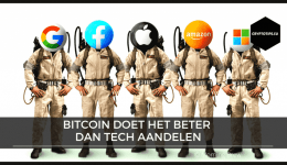 Bitcoin doet het beter dan Tech aandelen