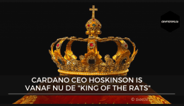 Cardano CEO Hoskinson is vanaf nu de "King of the Rats"