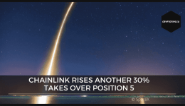 Chainlink rises another 30% - Takes over position 5 from Bitcoin Cash