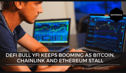 DeFi Bull YFI Keeps Booming As Bitcoin, Chainlink and Ethereum stall