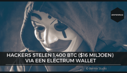 Hackers stelen 1,400 BTC (16 miljoen dollar) via een Electrum wallet