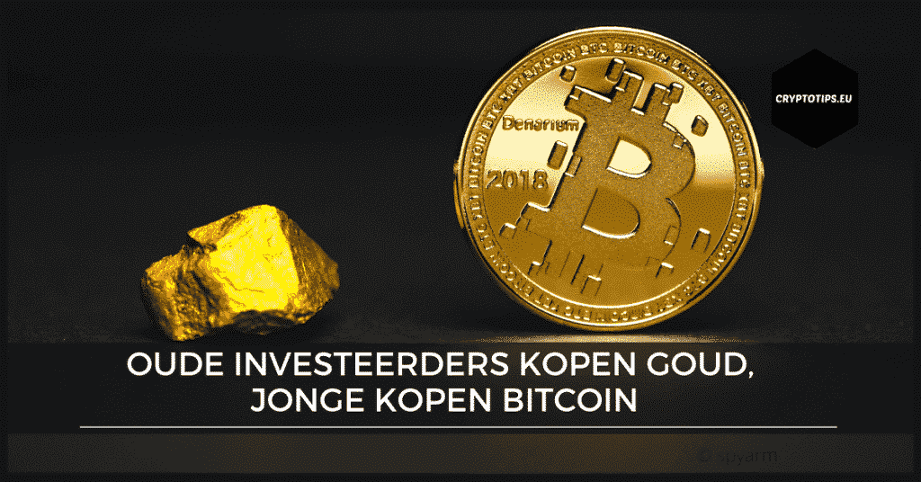 JP Morgan: oude investeerders kopen goud, jonge kopen Bitcoin