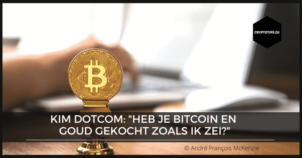 Kim Dotcom: "Heb je Bitcoin en goud gekocht zoals ik zei?"
