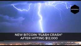 New Bitcoin "Flash Crash" After Hitting $12,000
