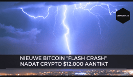Nieuwe Bitcoin "Flash Crash" nadat crypto $12,000 aantikt