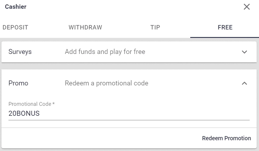 Roobet Promo Code