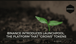 Binance introduces Launchpool, the platform that "grows" tokens