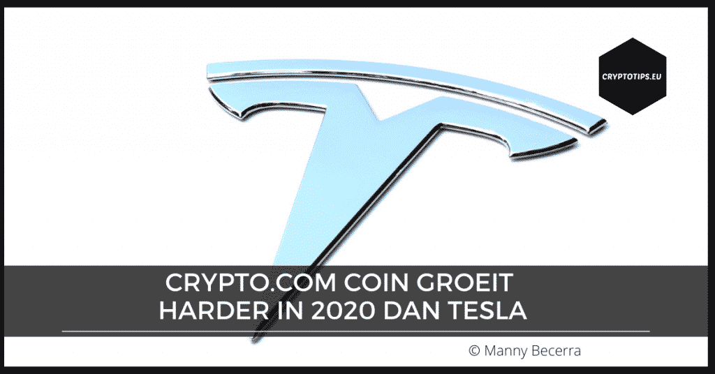 Crypto.com Coin groeit harder in 2020 dan Tesla